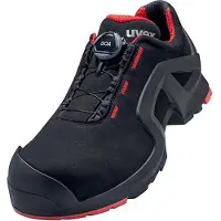 Uvex 1 support Halbschuhe S3 schwarz, rot Weite 12 Gr. 52