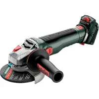 Metabo Akku-Winkelschleifer WVB 18 LT BL 11-125 Quick, mit Bremse, Drehzahlregelung, Schnellspannmutter, drehbarem Akkupack, Karton