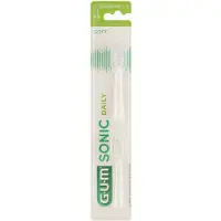 Gum ActiVital Sonic Daily Weiße Aufsteckbürsten - 2 Stück