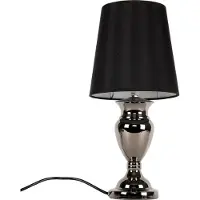 Lux.pro Moderne Tischlampe H:48cm Schwarz Tischleuchte Lampe Leuchte []