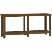 Syfax Werkbank Honigbraun 180x50x80 cm Massivholz Kiefer