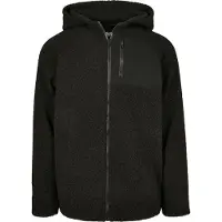 Urban Classics - Hooded SHERPA Winter Jacke schwarz - S