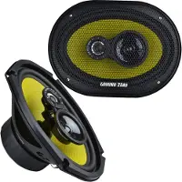 Ground Zero ZERO GZTF69X 3-WEG TRIAXIAAL 69 INCH 2X 130 WATT RMS VERMOGEN 3 OHM IMPEDANTIE