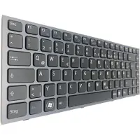 T-ProTek DEUTSCHE - schwarz + Rahm + Beleuchtung Tastatur kompatibel für Sony Vaio VPCS13V5002B