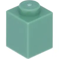 LEGO : 100x Stein 1x1 in 'Sand Green'