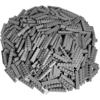 LEGO 1x6 Steine Bausteine Hellgrau - 3009 NEU! Menge 25x