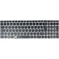 T-ProTek DE Tastatur Keyboard mit Silber Rahmen Ohne Beleuchtung kompatibel für Lenovo N2840, N3540