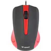 Yenkee USB wired mouse, 3 buttons, rubberized surface