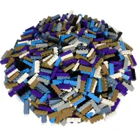 LEGO 1x4 Steine Hochsteine Bunt Gemischt - 3010 NEU! Menge 500x – Jede Mischung individuell zusammengestellt