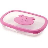 Snips Cold Meat Saver, Box, Rechteckig, 1,5 l, Pink, Transparent, Polypropylen (PP), Gummi, Styrol-Acrylnitril (SAN), -18 °C