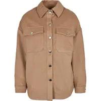 Urban Classics Classic Over Hemd Beige M Frau Beige M