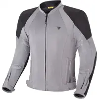 SHIMA Jet Wasserdichte Grau Motorrad Textiljacke Größe 2XL