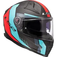 LS2 LS2FF811VectorIICGridRotCyan06Integralhelm Größe 2XL
