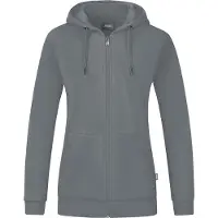 Jako Organic Kapuzenjacke Damen - Steingrau