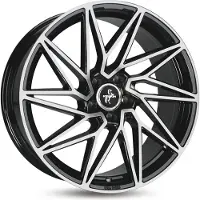 KESKIN 18 Zoll KT20 5x112 ET45 Alufelgen BLACK FRONT POLISH