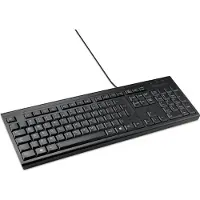 Kensington KB100 EQ - Tastatur - full size - USB - Schwarz -er Karton