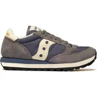 Saucony Jazz Herren Halbschuhe aus Naturleder mit Schnürverschluss, Graphit