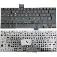 T-ProTek DEUTSCHE-Tastatur Schwarz Ohne Rahmen kompatibel für Asus VivoBook 14 X405UQ-BV240T