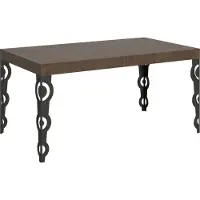 Itamoby Ausziehbarer Tisch 90x160/264 cm Karamay-Walnuss-Anthrazit-Gestell
