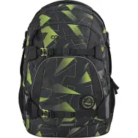 Coocazoo Schulrucksack Mate School Backpack Lime Flash schwarz