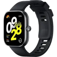 Xiaomi Redmi Watch 4 - Intelligente Uhr mit Riemen - TPU - schwarz - Handgelenkgröße: 135-205 mm - Anzeige 5 cm (1.97")