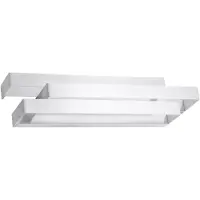 Sollux Wandleuchte FROST 2xG9 8W Stahl 10x9x42cm
