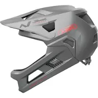 ABUS MTB-Helm YouDrop - Fahrradhelm für Kinder und Jugendliche - für den Alltag oder Touren im Gelände - mit Platz für einen Zopf - Silber, Größe S (48-55 cm)