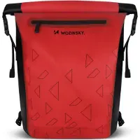 Wozinsky Wasserdichter Rucksack Fahrradträger Tasche 2In1 23L Rot (Wbb31Re)