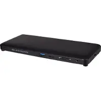 V7 DOCKUCPT3D, Kabelgebunden, USB 3.2 Gen 2 (3.1 Gen 2) Type-C, 100 W, 3,5 mm, 10,100,1000 Mbit/s, Schwarz