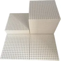 LEGO 16x16 Platten Bauplatten Weiß Beidseitig bebaubar - 91405 NEU! Menge 12x