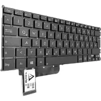 T-ProTek DE - Schwarz Tastatur ohne Rahmen version 1 kompatibel für Asus VivoBook Q200, Q200E