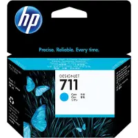 HP 711 Cyan DesignJet Tintenpatrone, 29 ml, DesignJet T120 und DesignJet T520 ePrinter-Serie, Thermal Inkjet, Cyan, CZ130A, Singapur, Malaysia, 114 mm