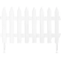 Prosperplast Zierzaun 'Garden Classic' 3,2 m - weiss