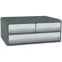 Cep Schubladenbox MoovUp 3 Schübe grau