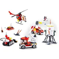 Sluban Schnellfeuer-eingreiftruppe 490 Stücke Silber Silber One Size
