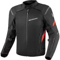 SHIMA Rush 2.0 Wasserdichte Schwarz Rot Motorrad Textiljacke Größe 4XL