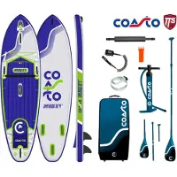 Coasto AMERIGO 10.4 SUP Board Stand Up Paddle Surf aufblasbar ISUP 315x84cm Paddle Board
