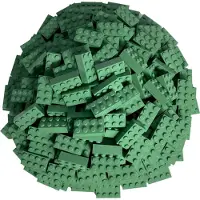 LEGO 2x4 Steine Bausteine Sandgrün - 3001 NEU! Menge 50x