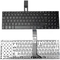 T-ProTek DE - Schwarz Tastatur ohne Rahmen version 1 kompatibel für Asus VivoBook V551, V551L