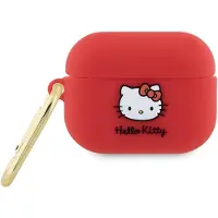 Hello Kitty Silicone 3D Kitty Head - Etui AirPods Pro 2 (fuksja)