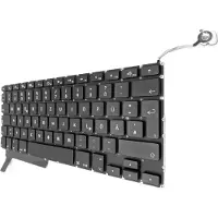 T-ProTek DE Tastatur mit Beleuchtung kompatibel für MacBook Pro 15,4" A1286 (EMC 2353)