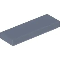 LEGO 1x3 Fliesen 63864 - 50 Stück Dunkles Bläuliches Grau