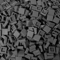 LEGO 1x1 Fliesen Dunkelgrau - 3070b NEU! Menge 50x