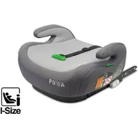 Caretero Autositz Kinder Autokindersitz Puma, ISOFIX, 125-150cm - Grau
