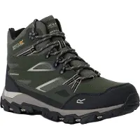 Regatta - Herren Wanderstiefel "Holcombe III" RG11300 (44 EU) (Dunkel-Khaki/Goldener Sand)