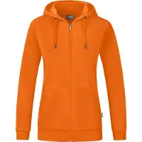 Jako Organic Kapuzenjacke Damen orange 40