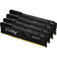 Kingston FURY Beast - DDR4 - Kit - 64 GB: 4 x 16 GB - DIMM 288-PIN - 3600 MHz / PC4-28800 - ungepuffert