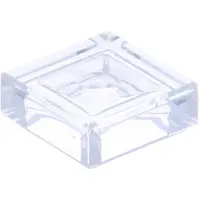 LEGO 100 Stück Fliesen 1x1, Transparent