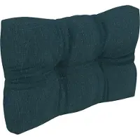 Pokar Palettenkissen mit schöner Steppung Auflage Palettensofa, Größe:Seitenkissen 60 x 40, Farbe:Dunkelgrün