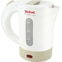 Tefal Travel'City KO120130, 0,5 l, 650 W, Weiß, Kunststoff, Wasserstandsanzeige, Überhitzungsschutz